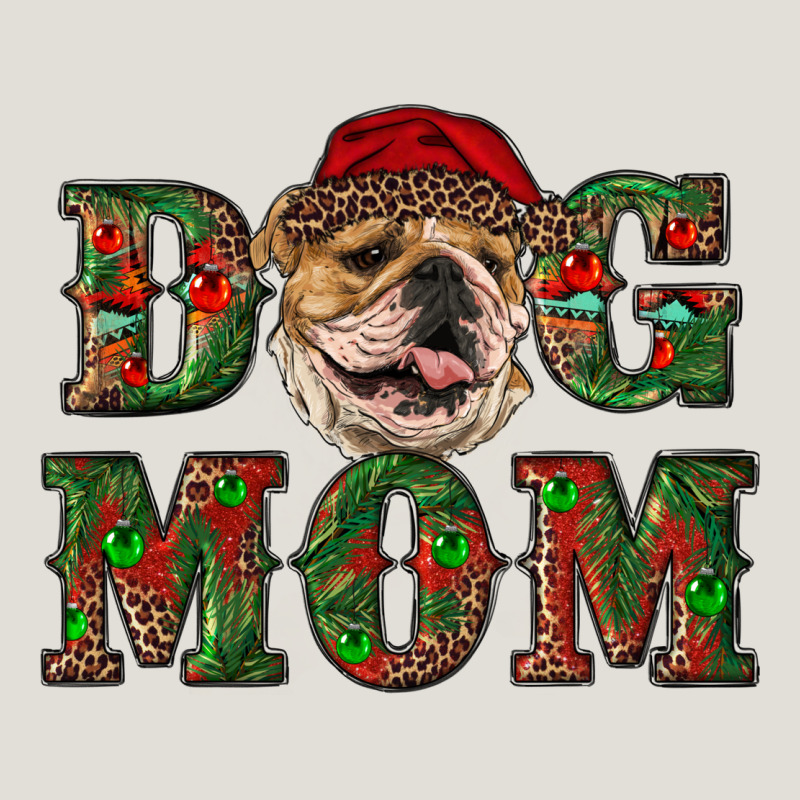English Bulldog Mom Christmas Heavy Core Tee by RanaPortraitStore | Teevron