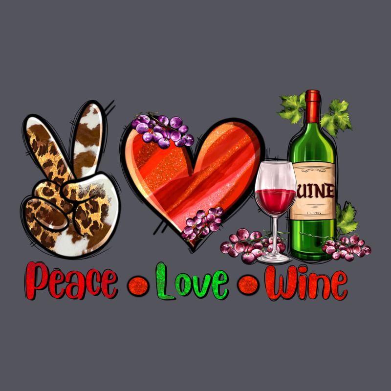 Peace Love Wine Vintage Hoodie by AdoDesignShop | Teevron