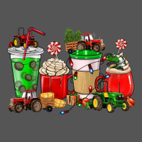 Christmas Tractor Coffee Cup Zipper Hoodie | Teevron