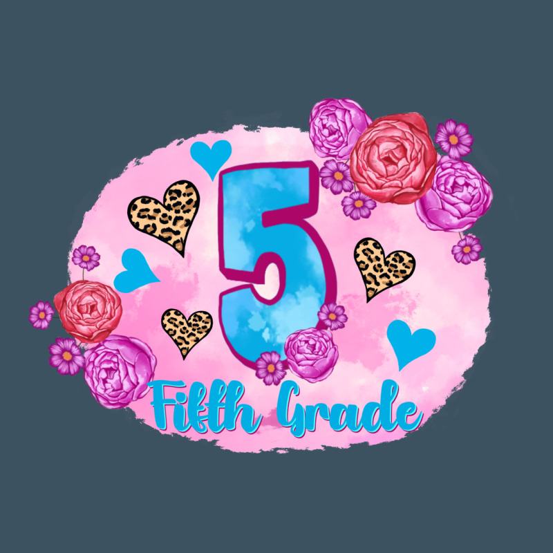 Back To School Flowers Fifth Grade 3200x2400 Urban Heavy Tee by AdoDesignShop | Teevron