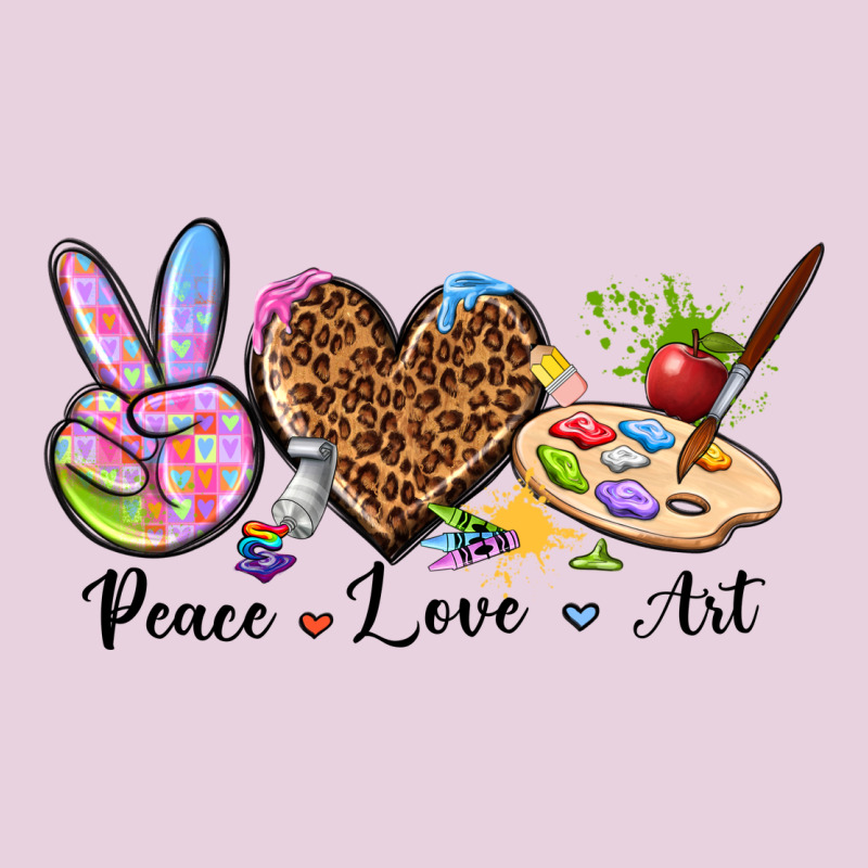 Peace Love Art Ladies Tee by texasbilliewilder | Teevron