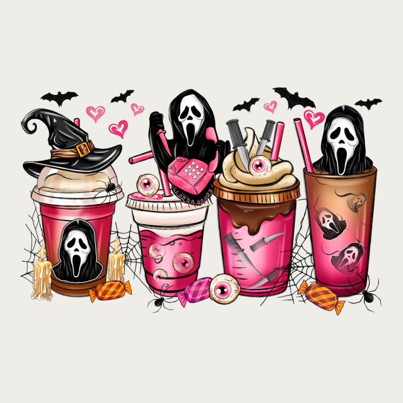 Scream Coffee Cups Zipper Hoodie by MaliasSmallBusiness | Teevron