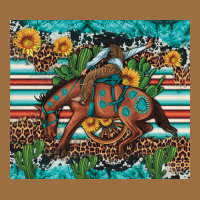 Bucking Bronco Cowboy Rodeo Cactus And Sunflowers Vintage Tee | Teevron
