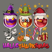 Hallothanksmas Wine Glasses Premium Hoodie | Teevron