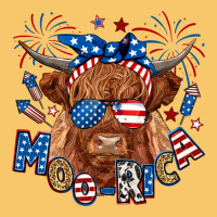 Moo Rica Highland Cow Vintage Hoodie | Teevron