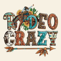 Rodeo Crazy Bucking Bronco Cowboy Vintage Tee | Teevron