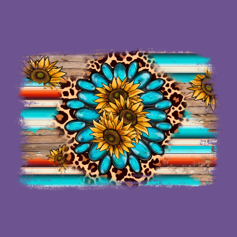 Gemstone Sunflower Background Vintage Tee by AdoDesignShop | Teevron