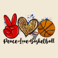 Peace Love Basketball Ladies Tee | Teevron