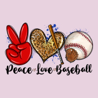 Peace Love Baseball Ladies Tee | Teevron