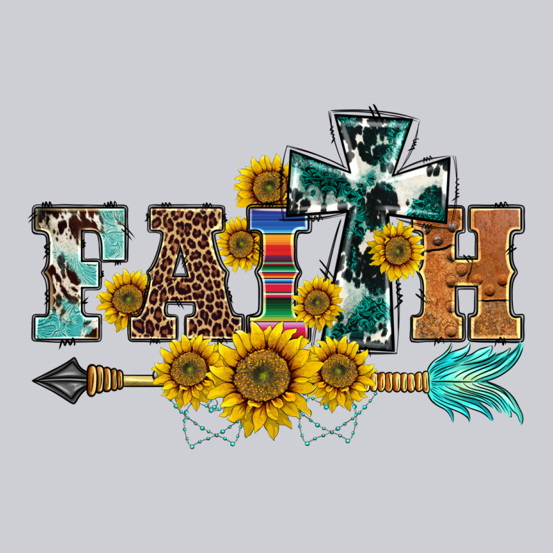 Western Faith Arrow Sunflowers Heavyweight Sweatshirt by BarkalooDesign | Teevron