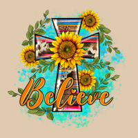 Western Belive Sunflowers Cross Heavyweight Sweatshirt | Teevron