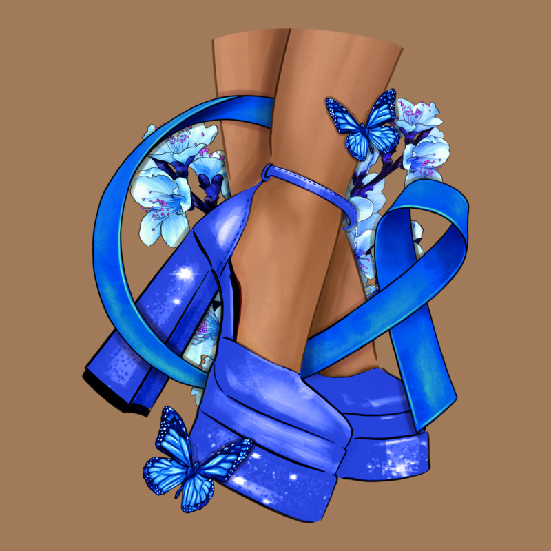 Colon Cancer Heels Classic Tee by NancyCooperArtShop | Teevron