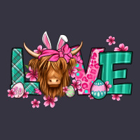 Love Easter Floral Longhaired Cow Vintage Hoodie | Teevron