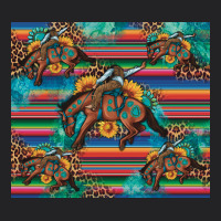 Bucking Bronco Serape Turquoise Vintage Tee | Teevron
