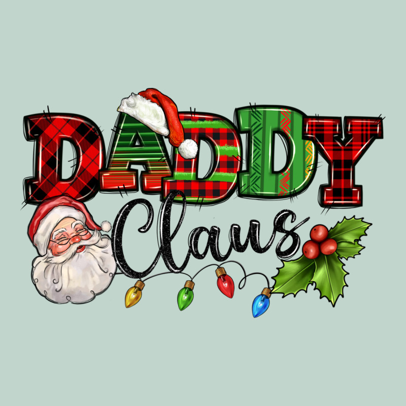 Daddy Claus Santa Christmas Lights And Holly Zipper Hoodie by NancyCooperArtShop | Teevron