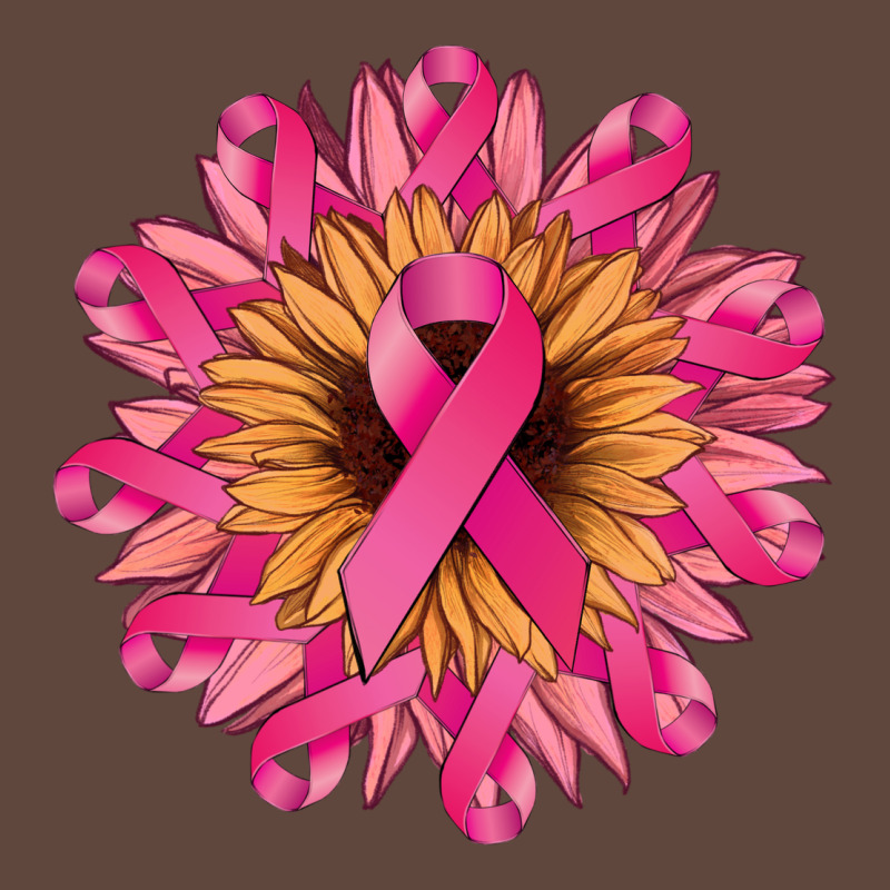 Cancer Ribbon Sunflower Classic Tee by NancyCooperArtShop | Teevron