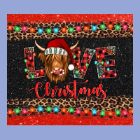 Love Christmas Highland Cow And Turquoise Gemstone Classic Tee | Teevron
