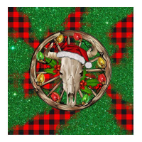 Christmas bull skull | Teevron