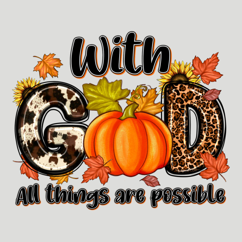 With God All Things Are Possible Zipper Hoodie by MaliasSmallBusiness | Teevron