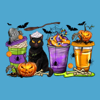 Halloween Cat Coffee Cups Premium Hoodie | Teevron
