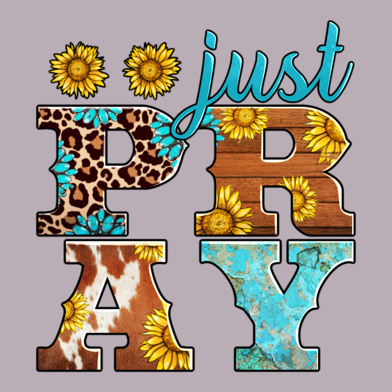 Just Pray Western Sunflowers Vintage Tee by AdoDesignShop | Teevron