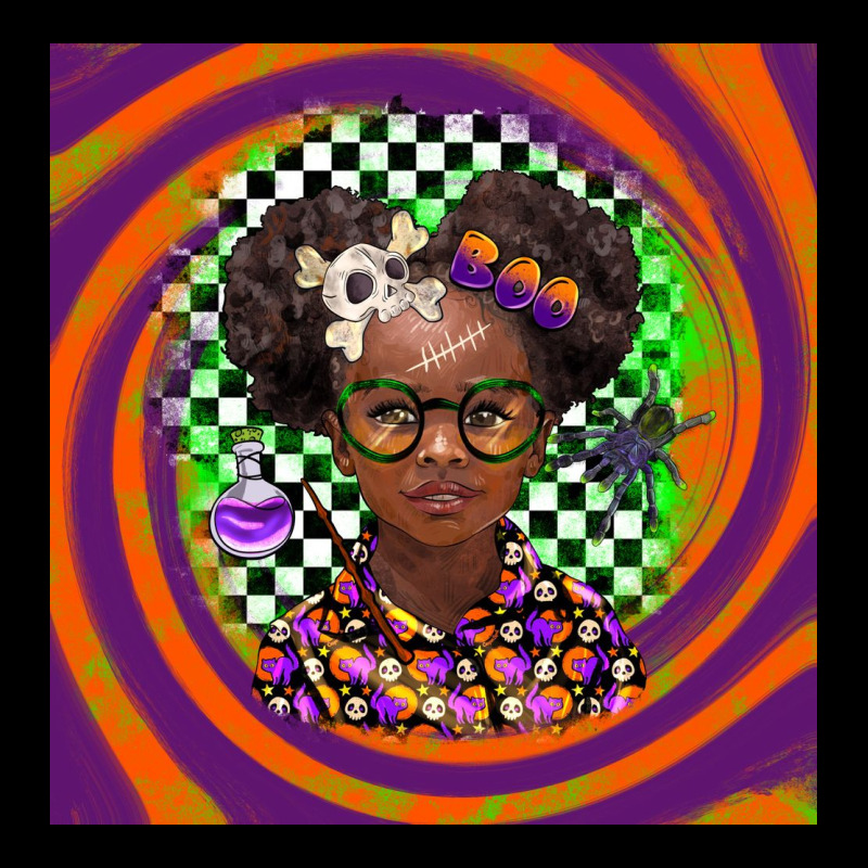 Halloween African Girl Heavy Core Tee by BarkalooDesign | Teevron
