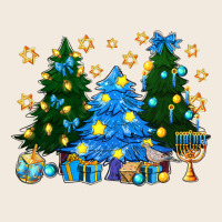 Hannukah Christmas Trees Zipper Hoodie | Teevron