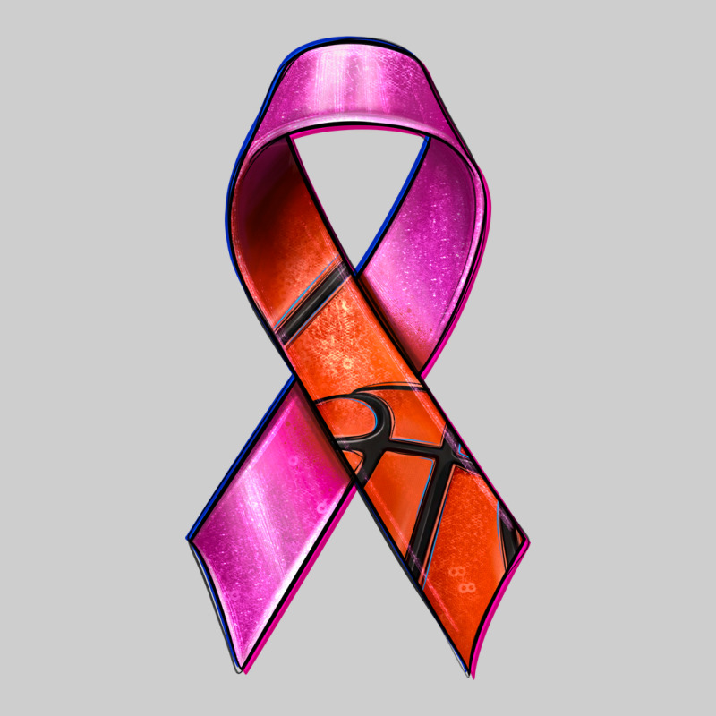 Breast Cancer Ribbon Basketball Premium Tee by texasbilliewilder | Teevron