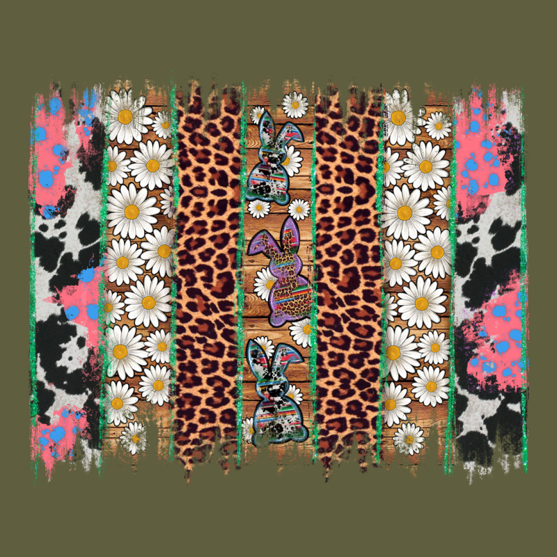Easter Leopard Cowhide Bunny Brush Stroke Vintage Tee by Artiststas | Teevron