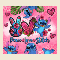 Peace Love Stitch Premium Tee | Teevron