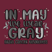 In May We Wear Gray Brain Cancer Awareness Long Sleeve Tee | Teevron
