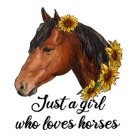 Just A Girl Who Loves Horses Premium Tee | Teevron