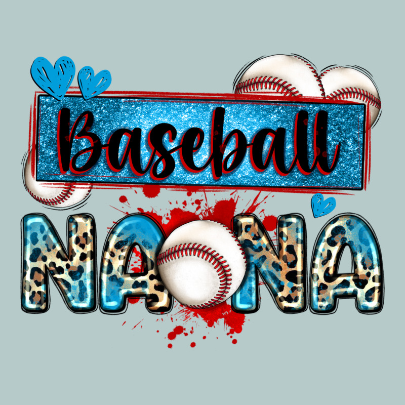 Baseball Nana With Leopard Heavy Core Tee by Zillion Design Studio | Teevron
