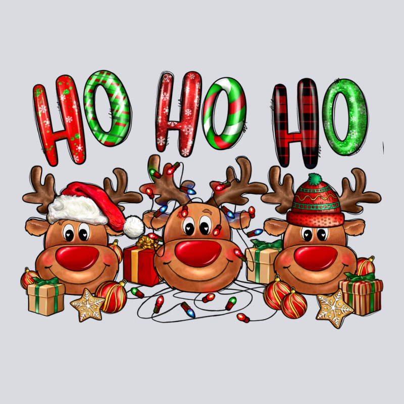 Ho Ho Ho Reindeer Zipper Hoodie by NancyCooperArtShop | Teevron