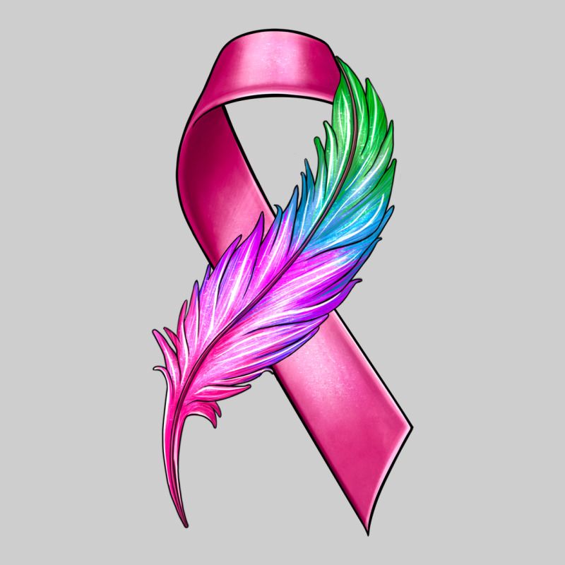 Breast Cancer Ribbon With Feather Premium Tee by texasbilliewilder | Teevron