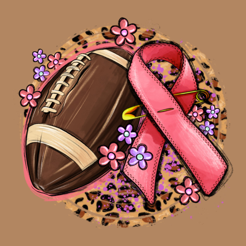 Breast Cancer Ribbon And American Football Long Sleeve Tee by MaliasSmallBusiness | Teevron