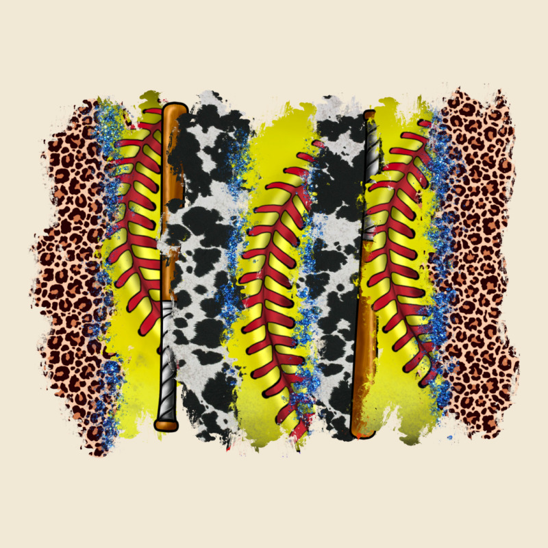 Softball Brushstroke Ladies Tee by Zillion Design Studio | Teevron