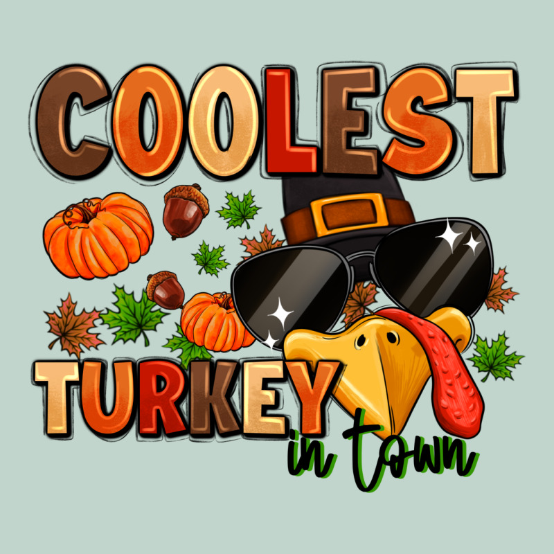 Coolest Turkey In Town Zipper Hoodie by MaliasSmallBusiness | Teevron