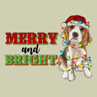Merry And Bright Beagle Heavy Core Tee | Teevron