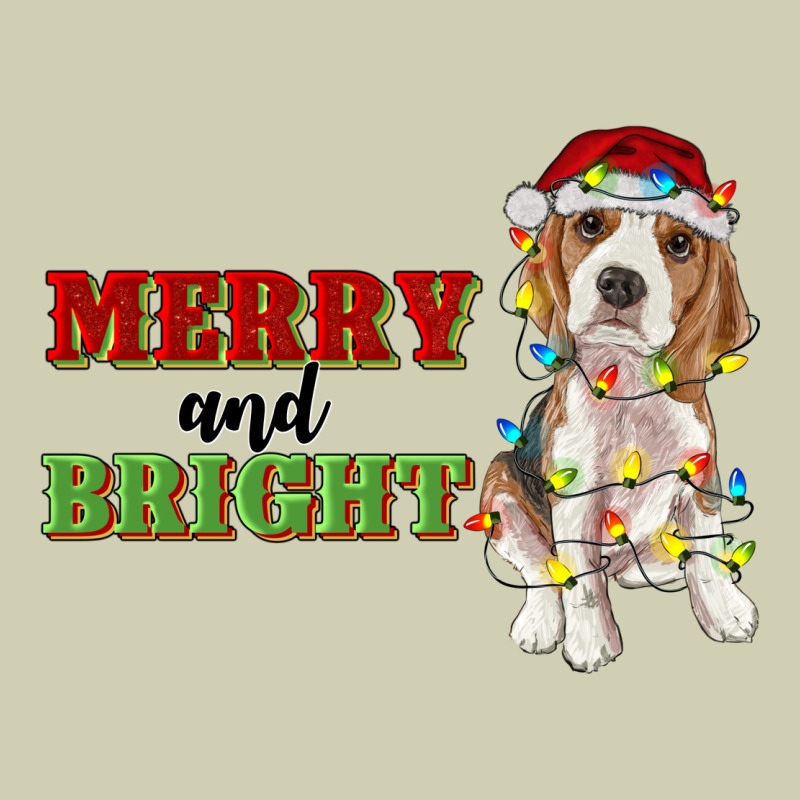 Merry And Bright Beagle Heavy Core Tee by RanaPortraitStore | Teevron