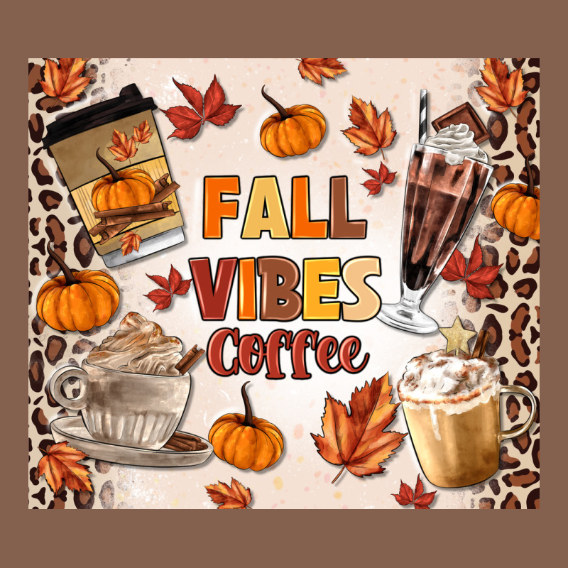 Fall Vibes Coffee Zipper Hoodie by MaliasSmallBusiness | Teevron