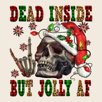 Dead Inside But Jolly Af Zipper Hoodie | Teevron
