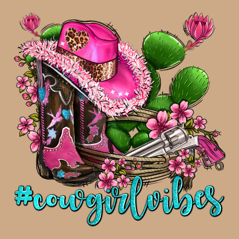 Cowgirl Vibes With Boots And Gun Vintage Hoodie by AdoDesignShop | Teevron