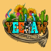 Yeehaw And Cactus With Horseshoe Vintage Hoodie | Teevron
