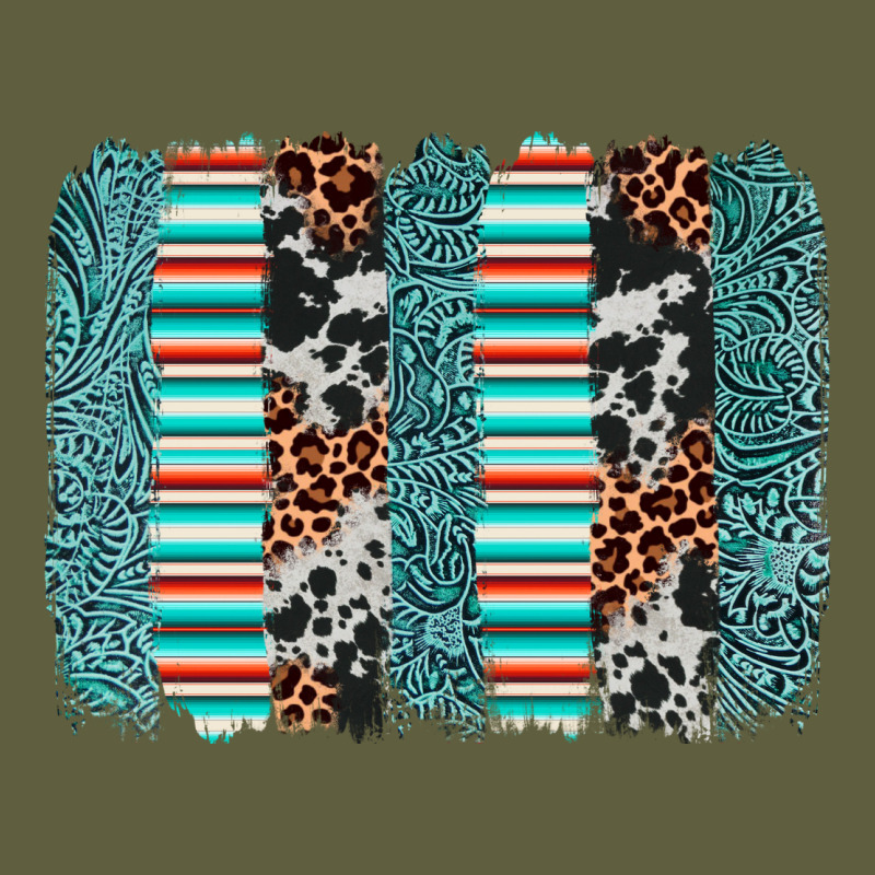Serape Leopard Cowhide  Brushstroke Vintage Tee by AdoDesignShop | Teevron