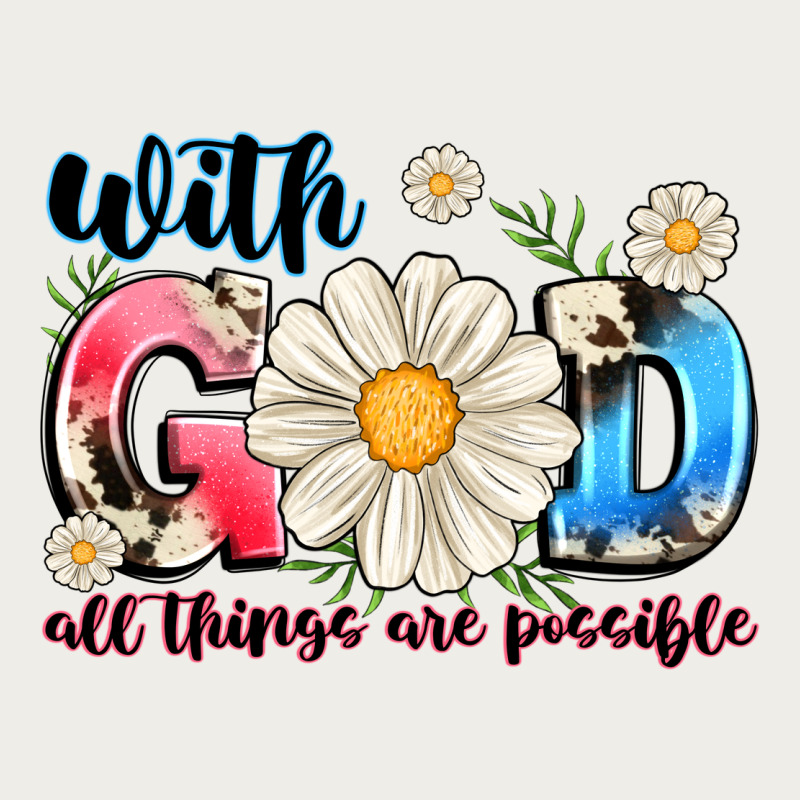 With God All Things Are Possible Zipper Hoodie by MaliasSmallBusiness | Teevron