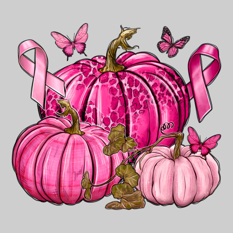 Breast Cancer We Wear Pink With Pumpkin And Ribbon Premium Tee by texasbilliewilder | Teevron