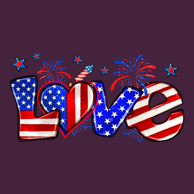 Love 4th Of July Premium Tee by Zillion Design Studio | Teevron