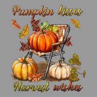 Pumpkin Kisses Harvest Wishes Vintage Hoodie | Teevron