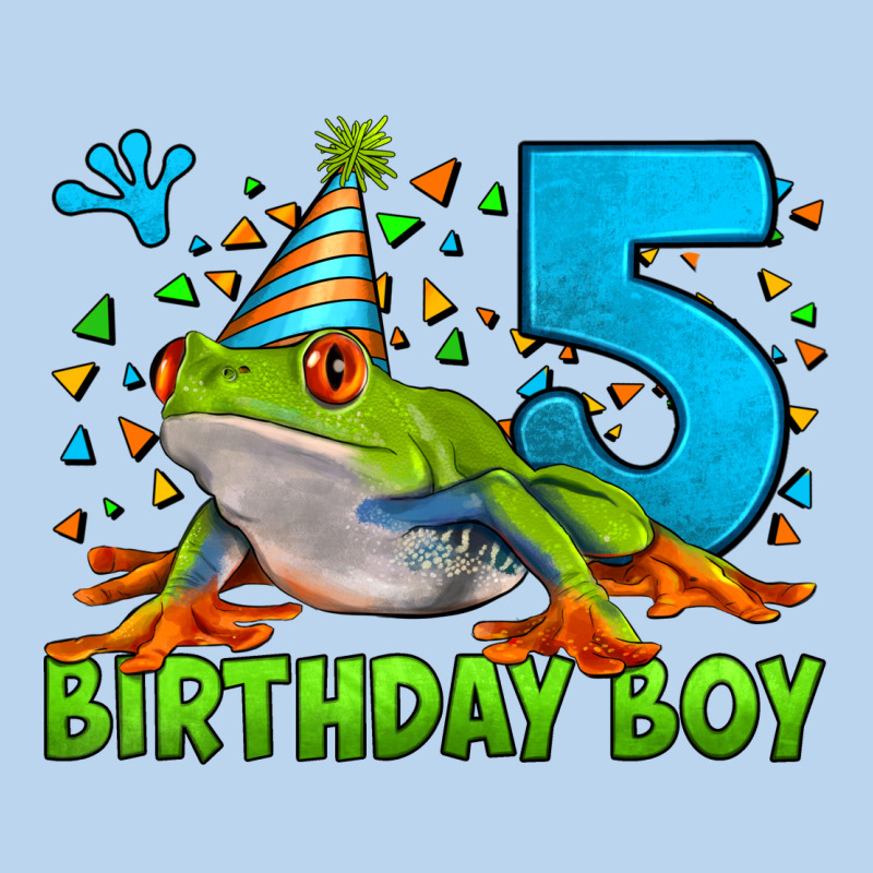 Birthday Boy Frog Age 5 Classic Tee by LillyAllenDesigns | Teevron